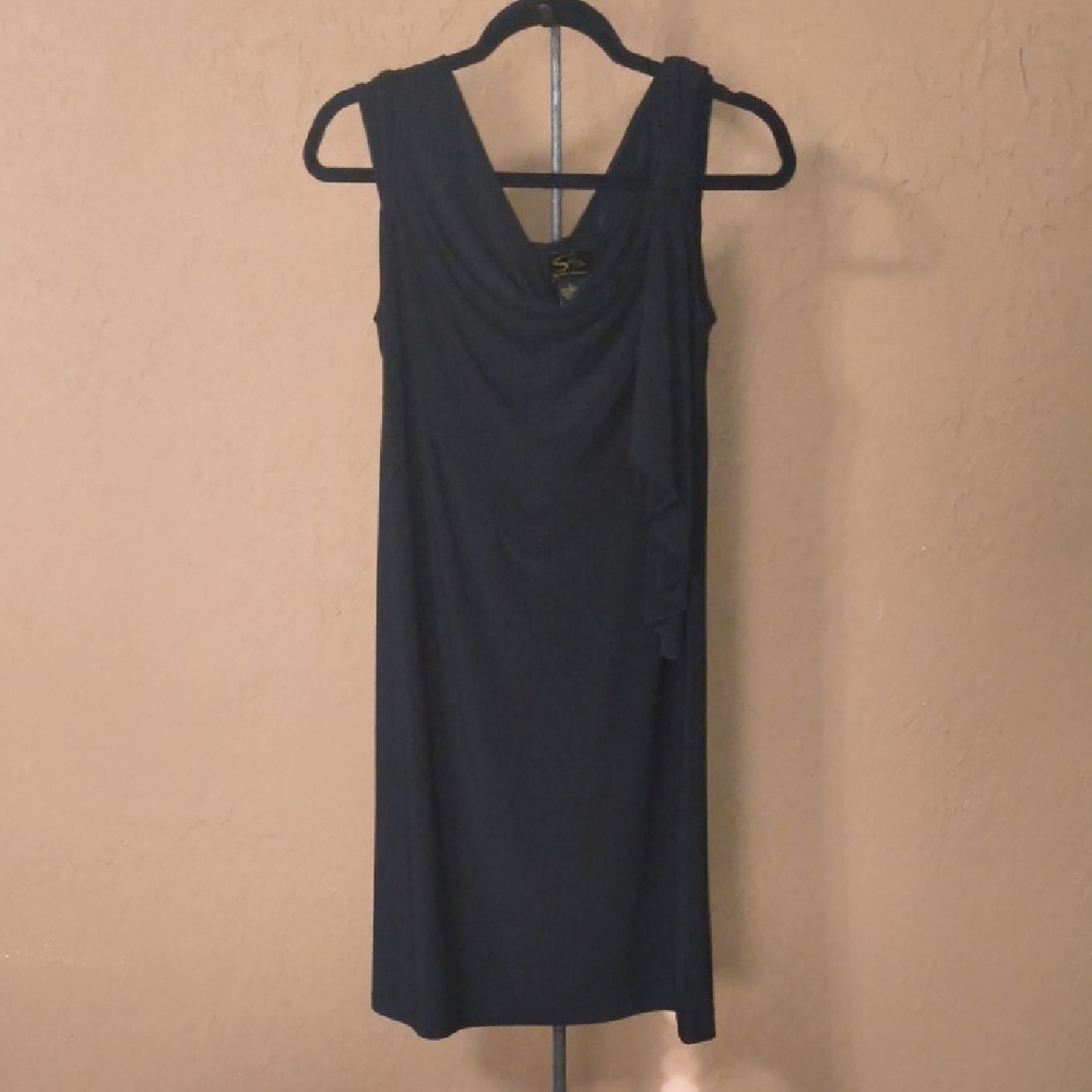 Serena Williams Statement Women's Black Sleeveless Dress Size L